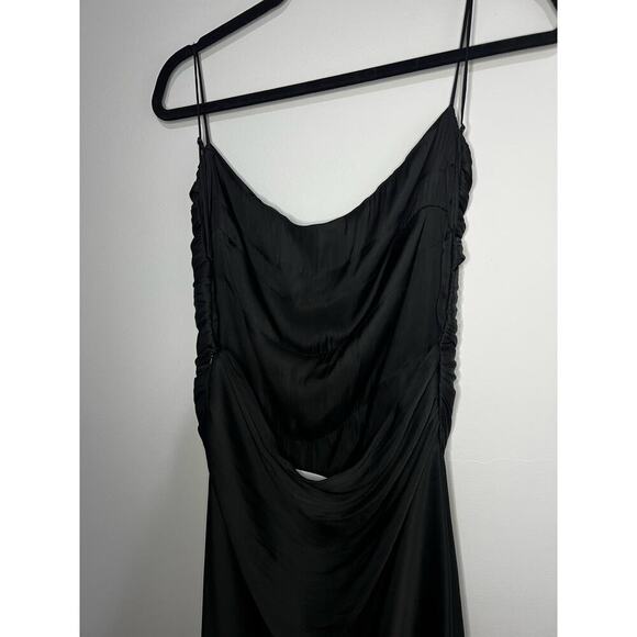 Zara Bloggers Favorite Draped open back midi dress - Picture 6 of 9